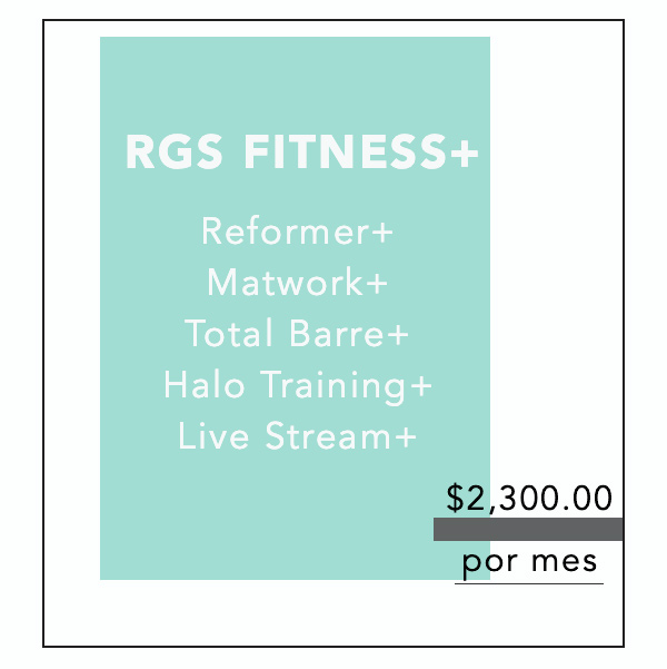 Membresía RGS FITNESS PLUS